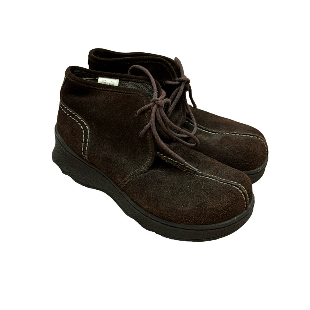 Lower East Side Brown Suede Lace Up Chukka Boots